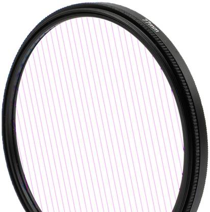 Lyla Multiple Glass Prism Camera Star Flare Filter 77mm Spare Parts Red Clear Filter