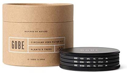 Gobe 67mm Lens Filter Kit: ND8, ND64, ND1000 (2Peak) ND Filter