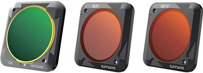 Sunnylife Lens Filter Magnetic 3PCS ND8 ND16 CPL Mix Filters for DJI Action2 Action Camera ND Filter