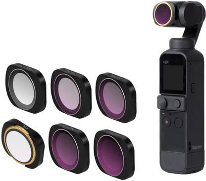 GetZget Filters 6 in 1 Set for DJI Osmo Pocket & 2 MCUV, CPL, ND4, ND8, ND16, ND32 ND Filter