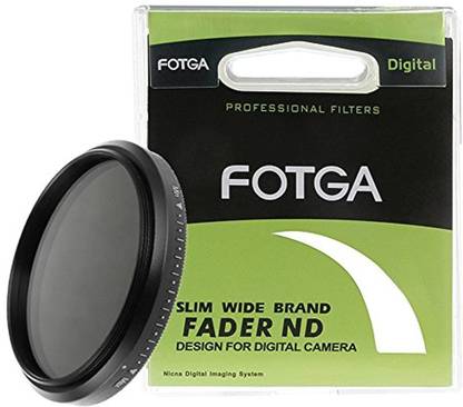 fotga 46mm Slim Fader Variable Adjustable ND2 to ND4 ND8 ND16 ND32 ND64 ND400 ND Filter