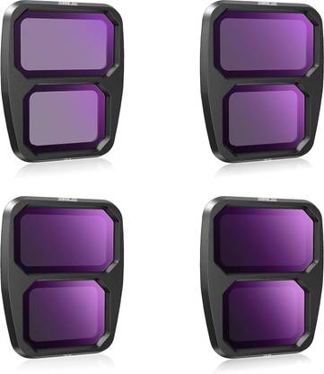 STARTRC ND Filters Set for DJI Air 3,4Pack Filters-(ND8, ND16, ND32, ND64) (Aluminum) ND Filter