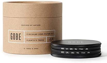 Gobe 77mm UV + Circular Polarizing (CPL) Lens Filter Kit (3Peak) Polarizing Filter (CPL)