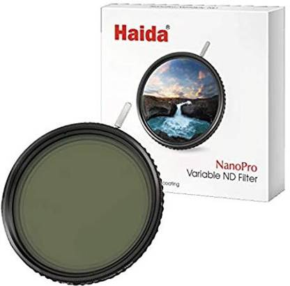 Haida 52mm NanoPro MC Variable Neutral Density 1.2 to 2.7 Filter, 4 to 9-Stop Variable ND Filter