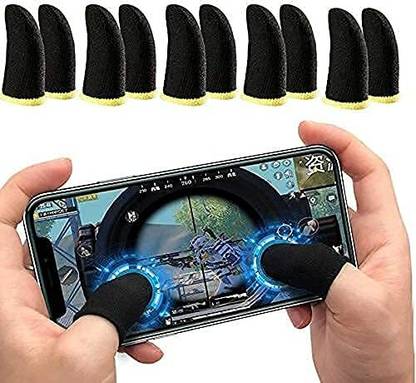 CROMIFY Pubg Battleground Thumb Finger Multi-Color Sleeve Slip-Proof Sweat-Proof Finger Sleeve