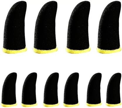 Tanishka Finger Sleeve 10piece,Breathable,Flexible,smooth for mobile operating & Gaming Finger Sleeve
