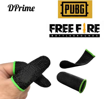 DPrime Best Quality Finger Sleeve for Mobile Phone Gaming Gloves 2 Pairs Finger Sleeve
