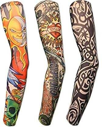 Atipriya 3 pc tattoo sleeves Finger Sleeve