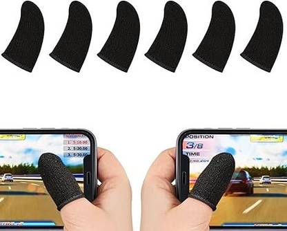 Kayvee Finger Sleeve for Pubg Free Fire Cod Mobile Game 3 Pairs Finger Sleeve Finger Sleeve