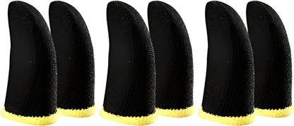 DPrime PUBG Free-fire Anti-Slip Thumb Sleeve Pack Of 3 Pair Blue Finger Sleeve