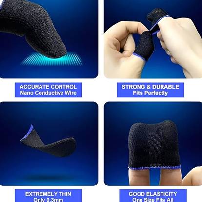 OM ENTERPRISES Finger Sleeves help for pro gaming Mobile Gaming Finger^ Finger Sleeve