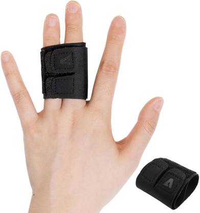 ELAIMEI Dual Finger Compression Band Support Size Medium M Finger Sleeve