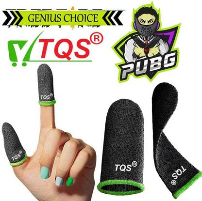 TQS Finger Sleeve Trigger Game Controller for PUBG, COD Gaming Finger Sleeve