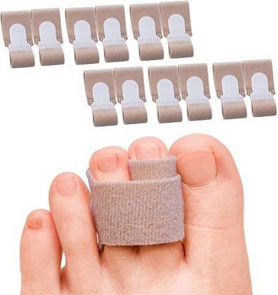 sumifun Buddy Toe Wraps, 12 Packs of Toe Tapes, Toe Splints for Overlapping Toe, Broken Splints