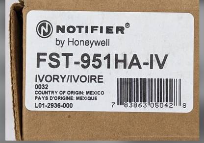 notifier FST-951HA-IV Fire Alarm Box