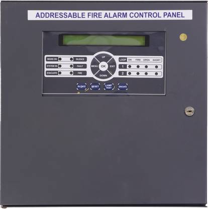 AGNI SECURE FIRE ALARM PANLE ADDRESSABLE 2 LOOP Fire Alarm