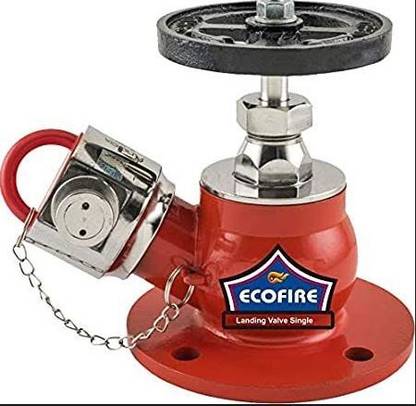 Eco Fire Single Way Landing Valve Gun Metal (SS) (Fire Hydrant) 63 Mm Dia, ISI marked Fire Extinguisher Mount