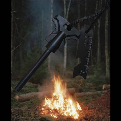 JMALL Match Spark Fire Starter Magnesium Rod for Outdoor Camping Survival Tool Flint Fire Starter Striker Included