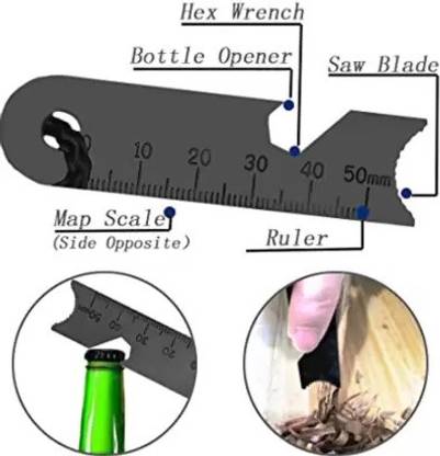 JMALL Heavy Duty Magnesium Rod Fire Starter Multifunctional Scraper Flint Fire Starter Striker Included