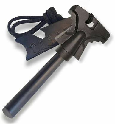 AirMount ™ Magnesium Rod Fire Starter with Metallic Multifunctional Scraper Magnesium Fire Starter