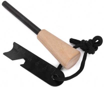 JMALL ™Flint and Steel Flint Striker Survival for Magnesium Stick Fire Starter Flint Fire Starter Striker Included