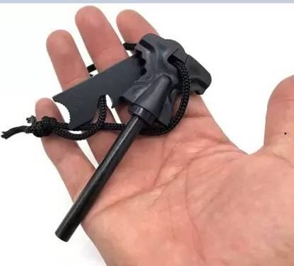 JMALL Heavy Duty Big Size Magnesium Rod Fire Starter Flint Fire Starter Striker Included