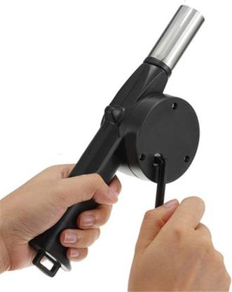 PAVITYAKSH BBQ AIR FAN Air Blower Barbecue Fire Bellows Flint Fire Starter