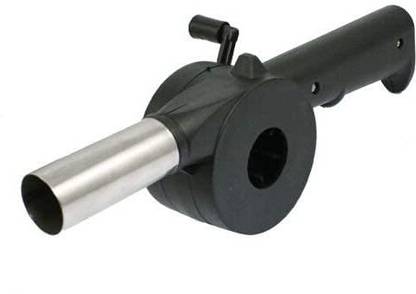 PAVITYAKSH BBQ AIR FAN Portable Hand Crank BBQ Air Fan for Outdoor Grill Chimney Flint Fire Starter