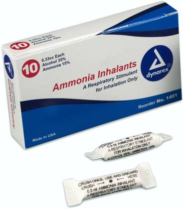 Dynarex Ammonia Inhalants, 33 Cc, 10 Ampules First Aid Kit