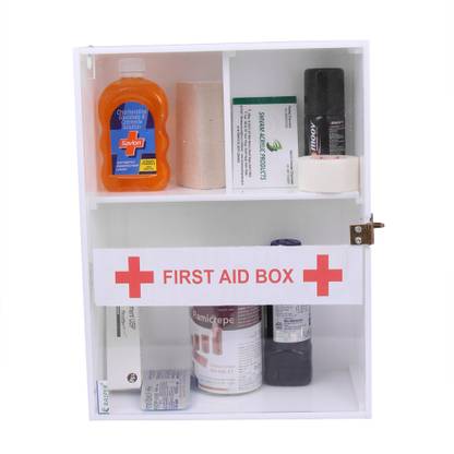 RASPER Acrylic First Aid Box Emergency Medical Kit Box for Home School Office First Aid Kit