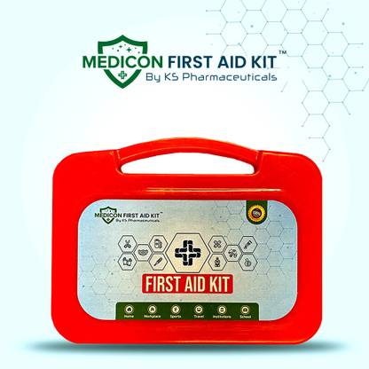 MEDICON Medicine Storage Box And Family Emergency Medical First Aid Kit