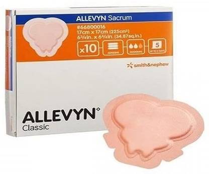 smith and nephew Allevyn Sacrum Dressing, Wound Dressing Lower Back (17*17) First Aid Kit