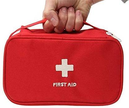 TRINGDOWN Emergency First Aid Kit Pouch | Multi-Layer Travel Medicine Pouch First Aid Kit
