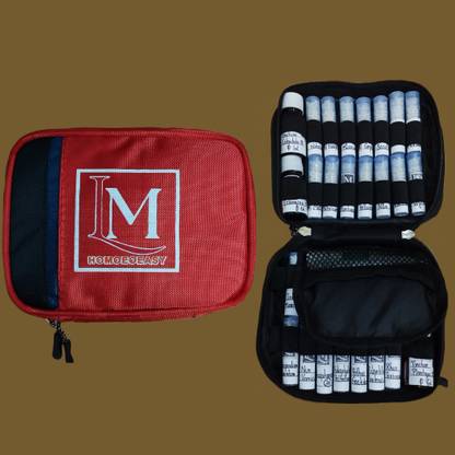 LM HOMOEOEASY medicine kit (EMPTY KIT) RED First Aid Kit