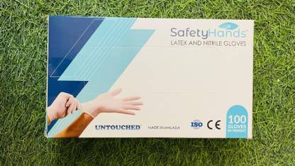 Untouched Safety Hands Latex and Nitrile Gloves First Aid Kit