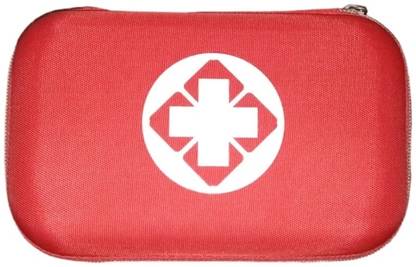 VARNIRAJ IMPORT & EXPORT 46Pcs First Aid Kit with All Items for Travelling Outdoor Home with Portable Bag First Aid Kit
