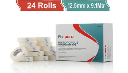 FLX-PORE FLX PORE MICROPOROUS SURGICAL TAPE (PACK OF 24)(12.5MM*9.1M) First Aid Tape