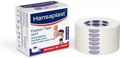 HANSAPLAST Fixation Tape, 12 pieces (2.5 cm x 9.14 cm) First Aid Tape