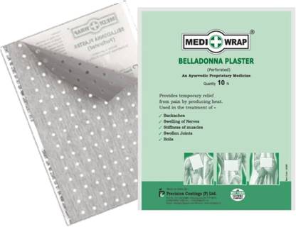 Belladonna Ayurvedic Pain Relief (100 Plasters) First Aid Tape