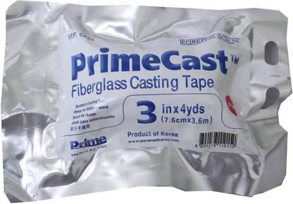 primecast 3 INCH FIBERGLASS/ POLYESTER CASTING TAPE First Aid Tape