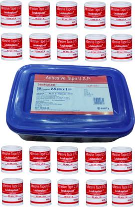 Leukoplast Elastic Adhesive Tape Bandage 2.5cm x 1 mt (20 spools) First Aid Tape