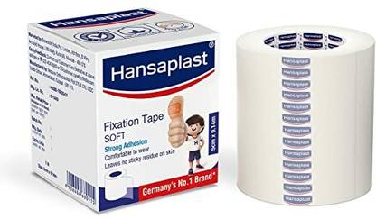 HANSAPLAST Fixation Tape, (5 cm x 9.14 cm) First Aid Tape