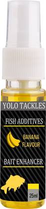 Wish Hunt Banana 25ml Fishing Bait Additive Boilies Pop-Up Pellet Attractant Spray Scent Fish Bait
