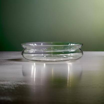 SEETASTIC 6 Inchi kolapuri clear vase @d8 Glass Vase