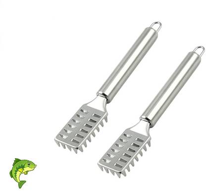NURIOR Steel Sawtooth Fish Cleaning Brush Machine for Kitchen Fish Scaler Cutting Knife Fish Scaler