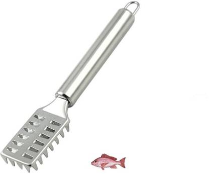 NURIOR Fish Skin Remover Scale Scraper, Peeler Knife,Skin Peeler, Crusher Fish Tools Fish Scaler