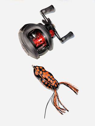 SM Enterprises FISHERS KING PHANTOM BAITCASTING REEL WITH 21GM MULLER FROG