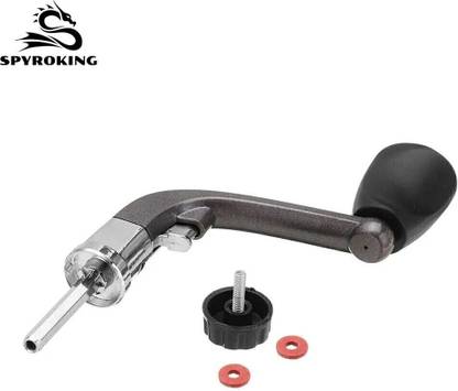 SPYROKING Folding Single Graphite Fishing Spinning Reel Handle (Size - Large) SRHMULLRG-SKA37