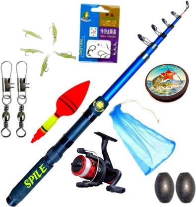 SPILE special set combo Blue Fishing Rod S-2 Blue Fishing Rod