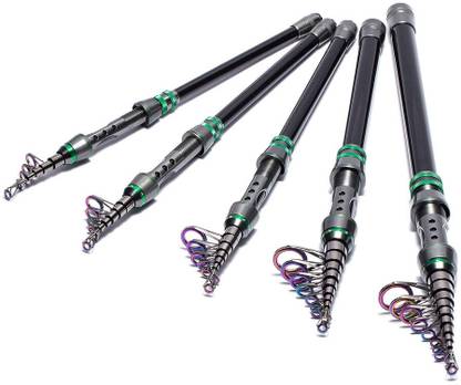 BASSDASH Alien Travel Spinning Fishing Rod 30 Ton Carbon Rod, One-Piece Performance Rod 30 Black Fishing Rod